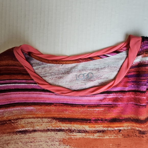 LOGO Women Multicolor Tunic Size Large - Picture 9 of 11